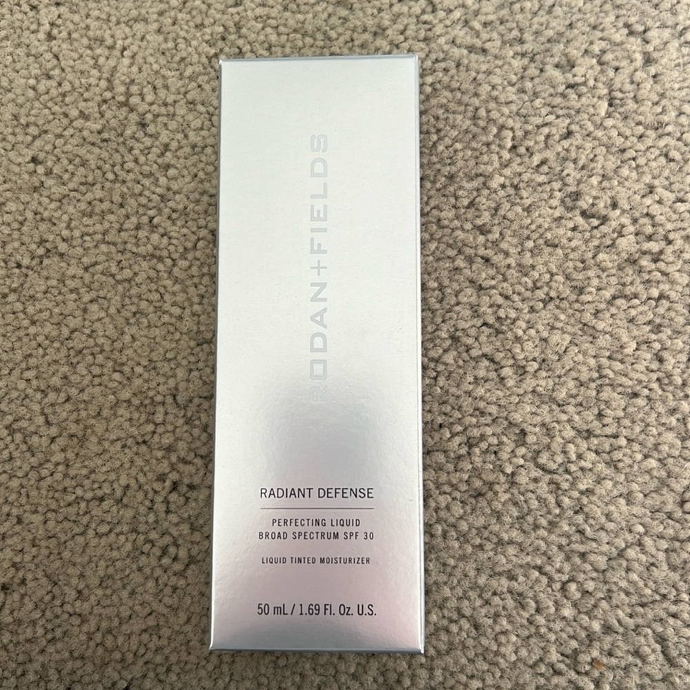 Rodan + Fields Radiant Defense Liquid Tinted Moisturizer Broad Spectrum SPF 30!